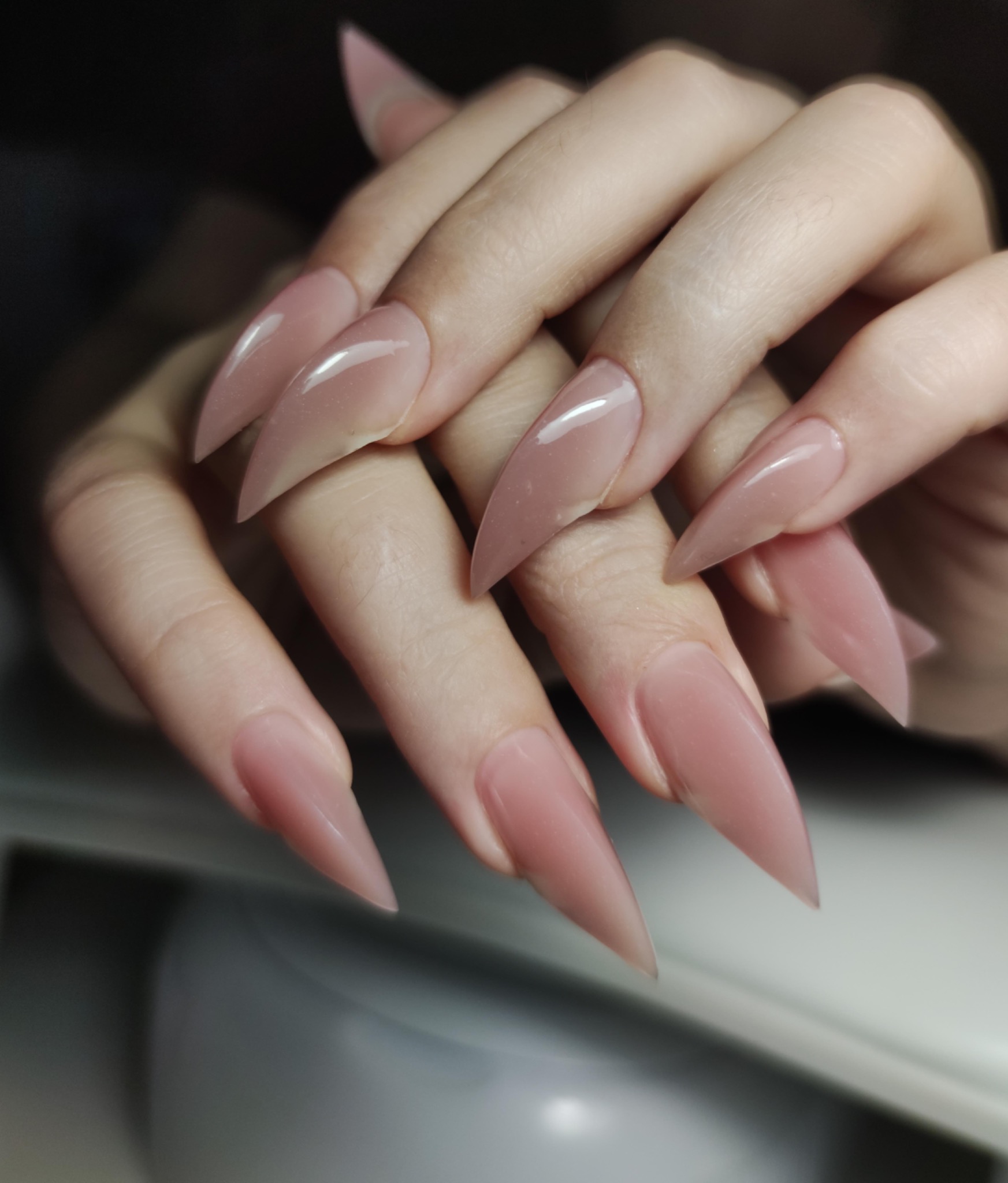 Acrigel realizado en Medussa Nails, Madrid